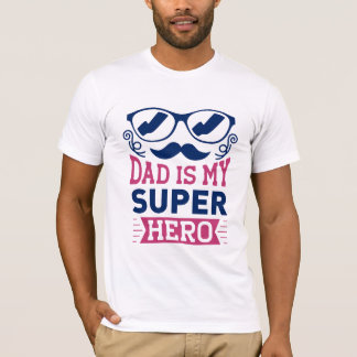 Pappa är min superhjälte t shirt