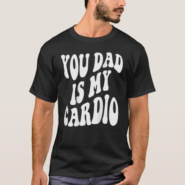 Pappa är min vagnsljud på baksidan t shirt (Framsida)