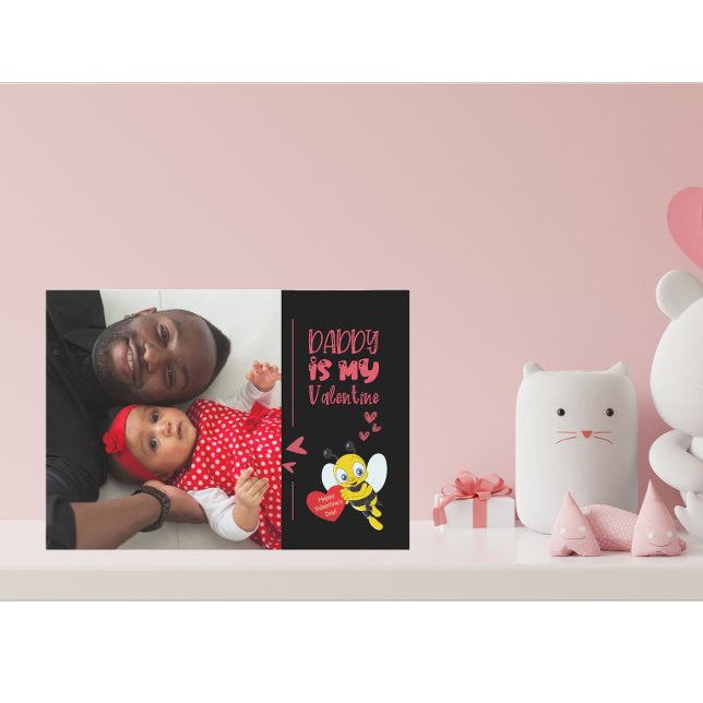 Pappa är min Valentine Julkort (Skapare uppladdad)