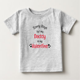 Pappa är min Valentine ledsen pojkar T Shirt