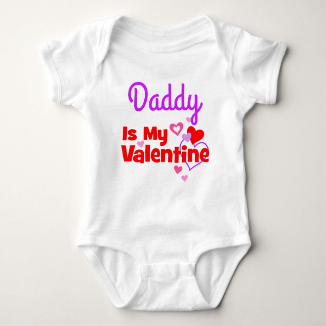 Pappa är min Valentine T Shirt (Framsida)