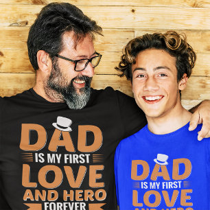 Pappa är My First Kärlek och Hero Forever T Shirt