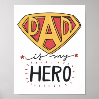 PAPPA är My Hero | FARS DAG Poster