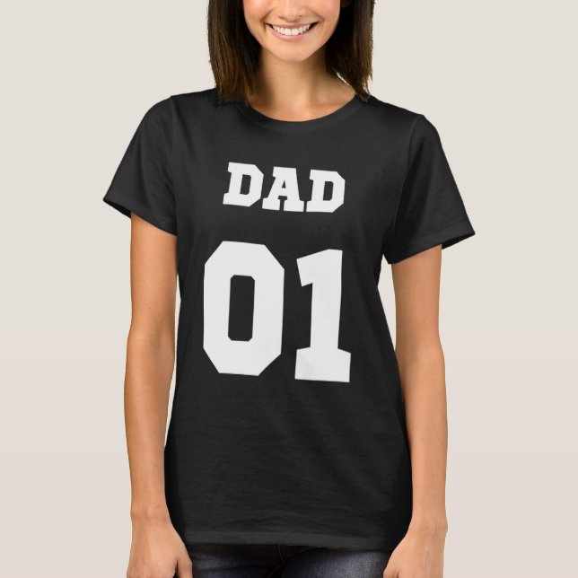 Pappa är nummer 1 t shirt (Framsida)