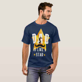 Pappa är som en stjärna t shirt