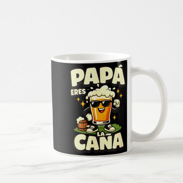 Pappa är toppen rolig spansk öl pappa fäder kaffemugg (Höger)