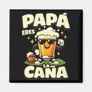 Pappa är toppen rolig spansk öl pappa fäder magnet