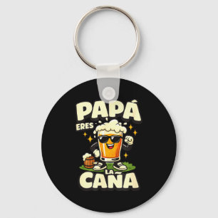 Pappa är toppen rolig spansk öl pappa fars dag nyckelring