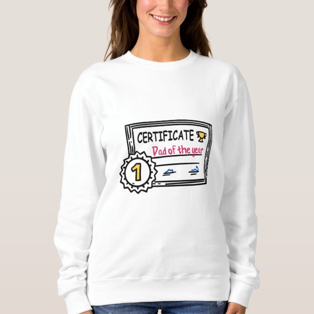 Pappa Årets Pris Fars Dag Utmärkelse T Shirt (Framsida)