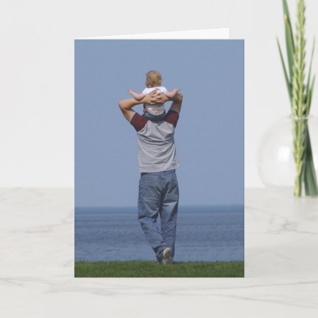 "Pappa ärmar ", Kort (Framsida)