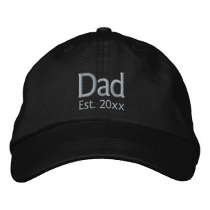 Pappa-årsuppdatering Textmall Broderad Keps