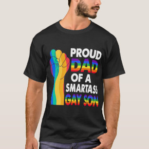 Pappa av en Smartass Gay Son Gay pride HBT T Shirt