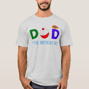 Pappa av födelsedagpojkefisken t shirt