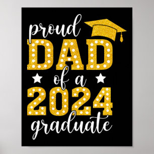 Pappa av högsta klass 2024 Student högre Studenten Poster