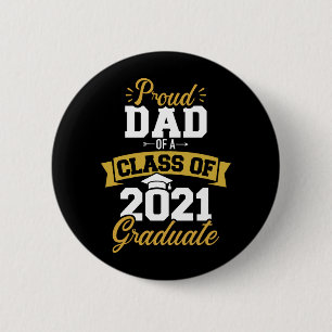 pappa av klass 2021 student knapp
