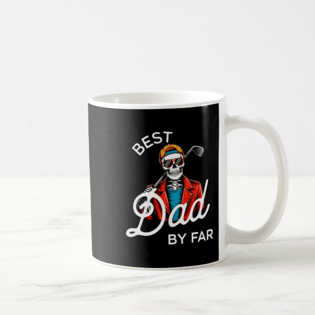 Pappa av par rolig golftröja pappa  kaffemugg (Höger)