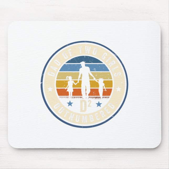 Pappa av två flickor som inte räknas som D2-kvadra Musmatta (Framsidan)