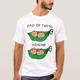 Pappa av twillingar igen tröja