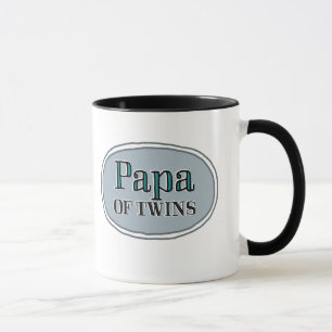 Pappa av twillingar mugg