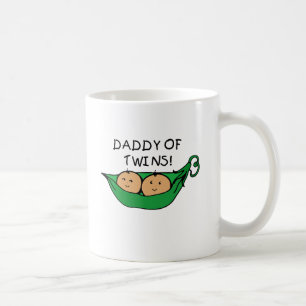 Pappa av twillingarpoden kaffemugg