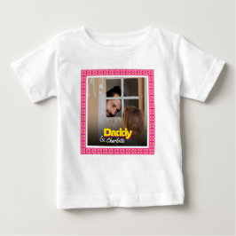 Pappa Baby Pojke Baby Flickan Dotter Son Anpassad  T Shirt