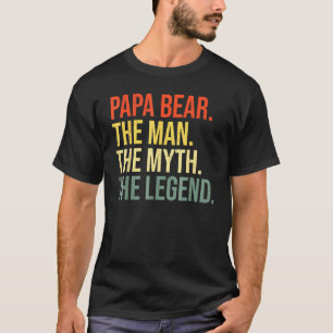 Pappa bär mannen myten om den förklarande bästa Pa T Shirt