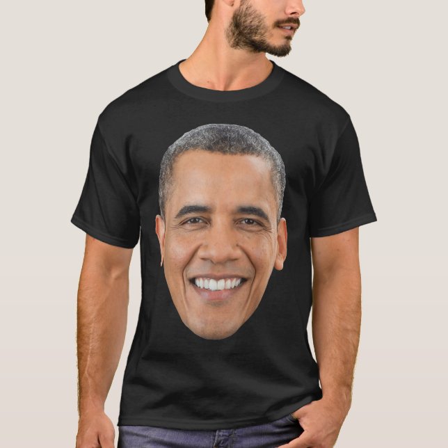 Pappa Barack Obama - Funny Novelty T Shirt (Framsida)