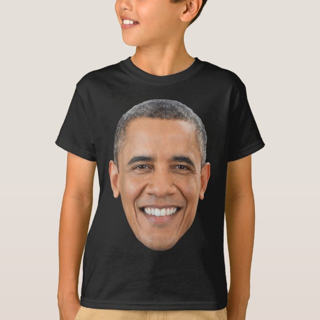 Pappa Barack Obama - Funny Novelty T Shirt (Framsida)