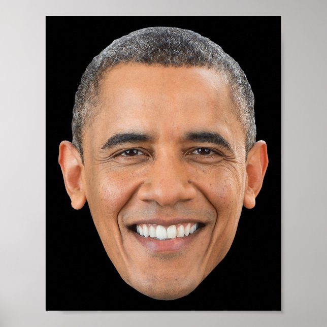 Pappa Barack Obama - Funny Novelty T Shirt Poster (Framsidan)