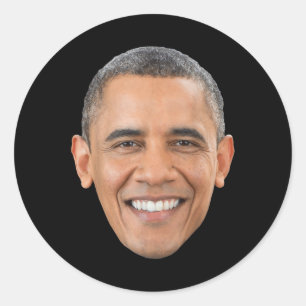 Pappa Barack Obama - Funny Novelty T Shirt Runt Klistermärke