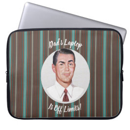 Pappa bärbar dator är avstängd! laptop sleeve