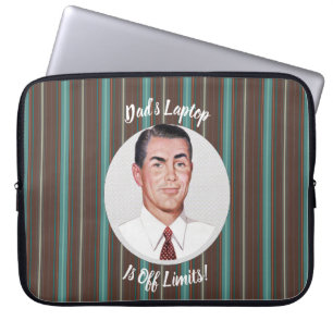 Pappa bärbar dator är avstängd! laptop sleeve