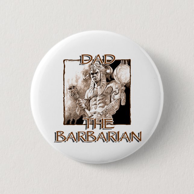 Pappa Barbarian Knapp (Framsida)