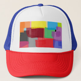 Pappa, barn & barn abstrakt truckerhatt keps