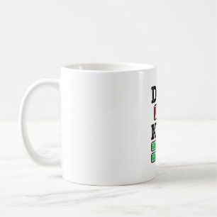 Pappa Barn Batteri Rolig Vintage Vektor T-Shirt De Kaffemugg