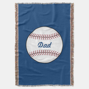 Pappa Baseball Thevet Blanket Filt
