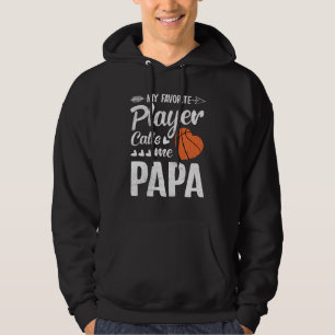 Pappa Basketball Min favoritspelare kallar mig Pap Hoodie