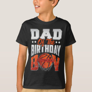 Pappa basketballfödelsedag Boy Family Baller b day T Shirt
