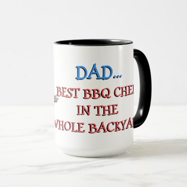 Pappa bästa grillkock mugg (Framsida höger)