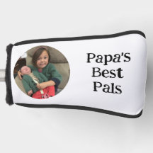 Pappa bästa Pal(s) Photo Golf Putter Cover