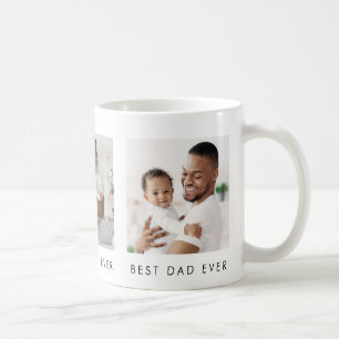 Pappa Bästa Pappa Någonsin 3 Foto Kaffe Mugg