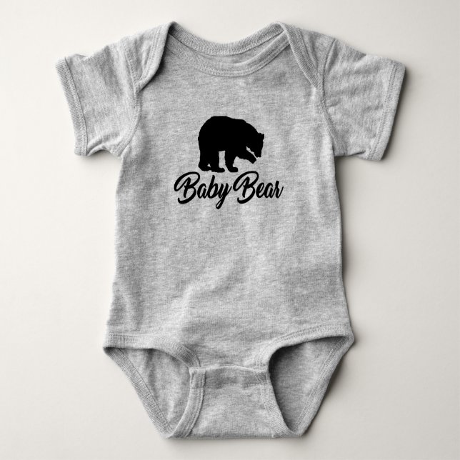 PAPPA BEAR BABY BEAR FAR SON GIFT TEE SHIRT (Framsida)