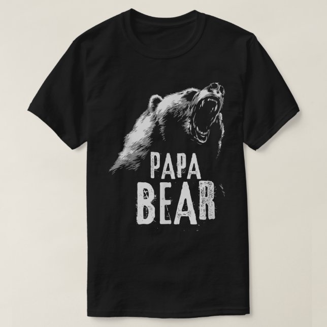 Pappa Bear Best Pappa T Fars dag Far Pop Gift  Shirt (Design framsida)