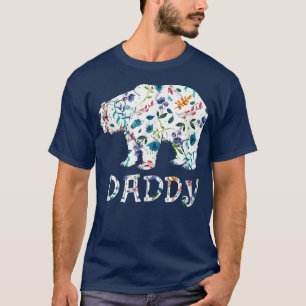 Pappa Bear Blommigt presenterar matchande familjeb T Shirt