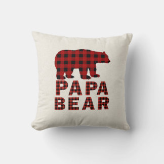 Pappa Bear Buffalo Play Dekorativ kudde