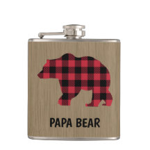 Pappa Bear Buffalo Play Vinyl Wrappask
