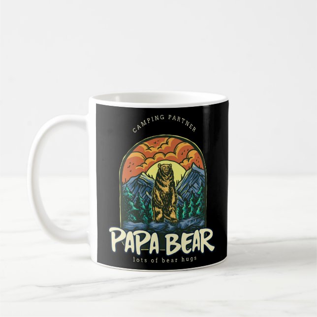 Pappa Bear Camping Kaffemugg (Vänster)