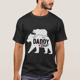 Pappa Bear Fars dag Cute Baby Unge Pappa Pappa-a P T Shirt