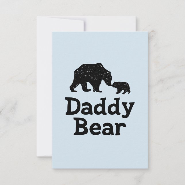 Pappa Bear Fars dag Pappa Gift Kort (Framsida)