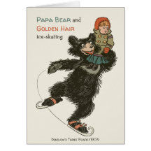 Pappa Bear & Golden Hair CC0470 Fairytale Card